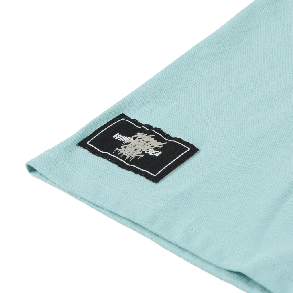 WDS x CASETiFY T-shirt Triple Name Main Logo Mint L