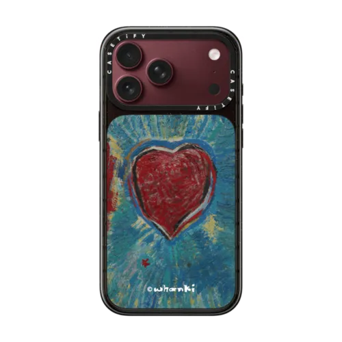 Whanki Sacred Heart Case | iPhone 18 Pro Max / Impact Case MagSafe Compatible - Glossy / Glossy Black | Image 1