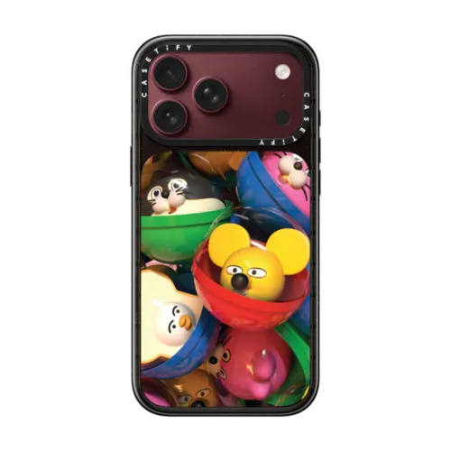 TOY CAPSULE BY ZIZONE | iPhone 18 Pro Max / Impact Case MagSafe Compatible - Glossy / Glossy Black | Image 1