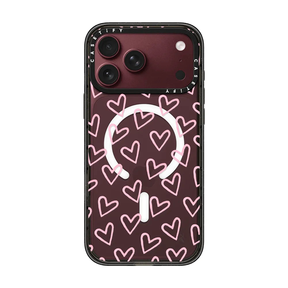 HEARTS / Light Pink Thin (Transparent)  | Image 1