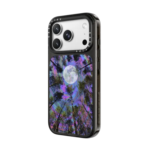 Moon Swirl | iPhone 18 Pro Max / Impact Case MagSafe Compatible - Glossy / Glossy Black | Image 2
