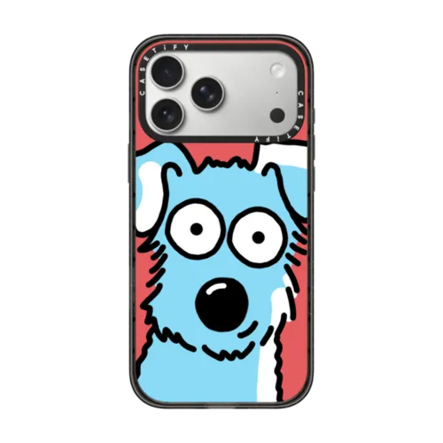 Dog Selfie | iPhone 17 Pro Max / Impact Case MagSafe Compatible / Black | Image 1