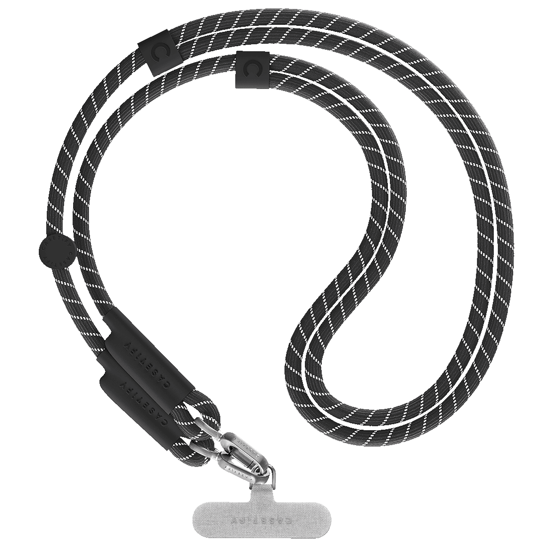 Rope Cross-body Strap - Black (Double End)