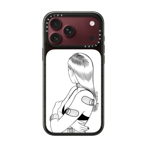 My Hurts is Real | iPhone 18 Pro Max / Impact Case MagSafe Compatible - Glossy / Glossy Black | Image 1