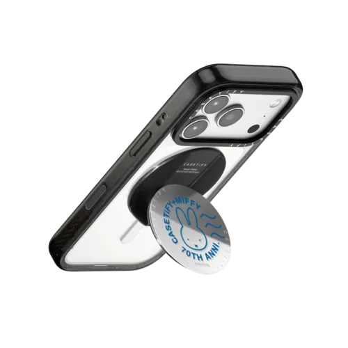 Miffy Anniversary Postmark Snappy Grip Stand | Snappy Grip Stand / Snappy Mirror Grip Stand MagSafe Compatible / Silver | Image 3