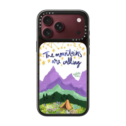 The Mountains | iPhone 18 Pro Max / Impact Case MagSafe Compatible - Glossy / Glossy Black | Image 1