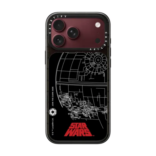 The Death Star Case | iPhone 18 Pro Max / Impact Case MagSafe Compatible - Glossy / Glossy Black | Image 1