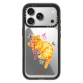 Candy Cane Cat | Snappy Cardholder Stand / Snappy Mirror Cardholder Stand MagSafe Compatible / Silver | Image 1