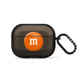 M&M'S Orange Airpod Case | AirPods Pro 2 / Earbuds Impact Case / Black | Image 1