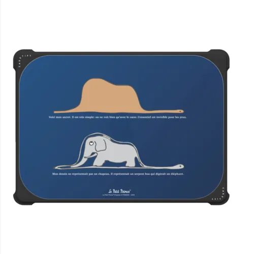 Le Petit Prince Elephant Laptop Case | MacBook Pro 14-inch (M1 - M5) / MacBook Bounce Case / Black | Image 2