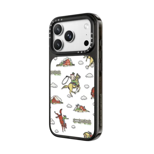 RODEO COWBOY | iPhone 18 Pro Max / Impact Case MagSafe Compatible - Glossy / Glossy Black | Image 2