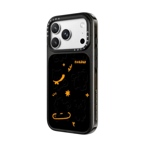 Doodle Collage by PIKARAR | iPhone 18 Pro Max / Impact Case MagSafe Compatible - Glossy / Glossy Black | Image 2