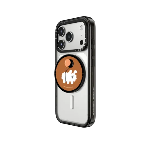 Dog Cloud With Balloon | Snappy Grip Stand / Snappy Grip Stand MagSafe Compatible / Black | Image 2