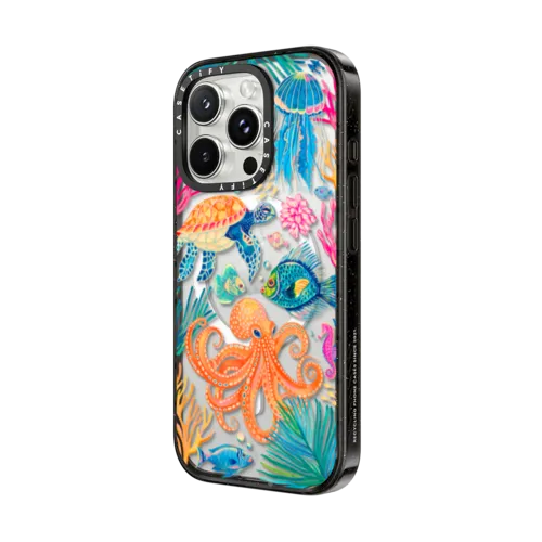 Under the Sea 2 by Grace Andersson | iPhone 16 Pro Max / Impact Case MagSafe Compatible / Black | Image 2