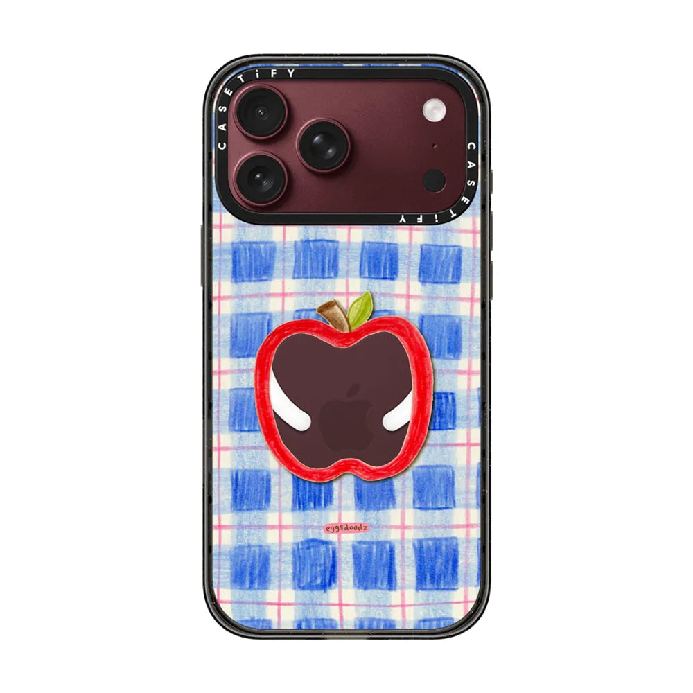 Checkered Apple Cut Out | Image 1