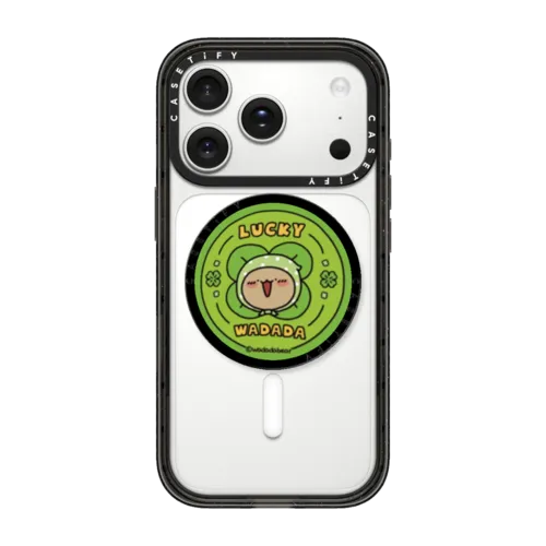 Wadadabear Little Luck Snappy Grip Stand | Snappy Grip Stand / Snappy Grip Stand MagSafe Compatible / Black | Image 1