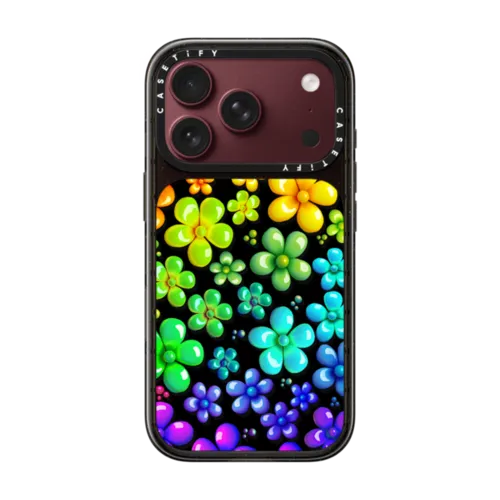 Blooming Balloons | iPhone 18 Pro / Impact Case MagSafe Compatible - Glossy / Glossy Black | Image 1
