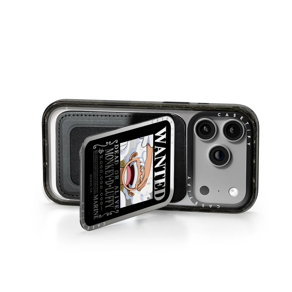WANTED Luffy Snappy Cardholder Stand