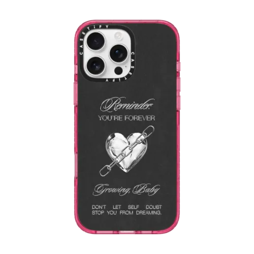 Forever Chrome | iPhone 16 Pro Max / Impact Case MagSafe Compatible / Pink Fizz | Image 1