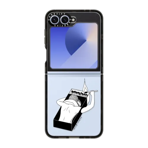 Let Us Burn | Galaxy Z Flip6 / Impact Case / Black | Image 1