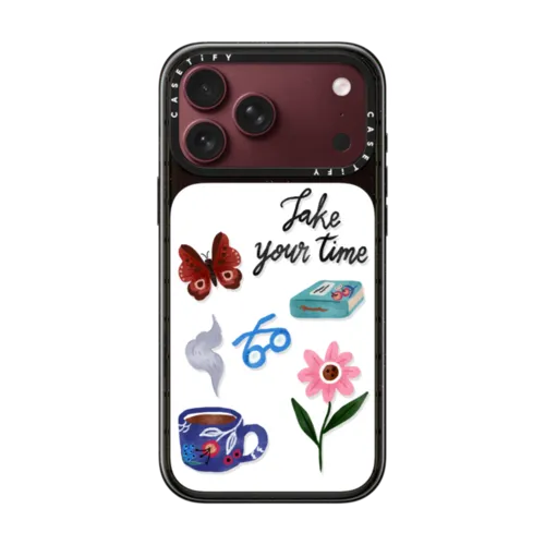 Take Your Time | iPhone 18 Pro Max / Impact Case MagSafe Compatible - Glossy / Glossy Black | Image 1