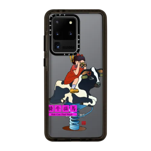 Vivian Ho - Ride Cow Find Horse | Galaxy S20 Ultra / Impact Case / Black | Image 1