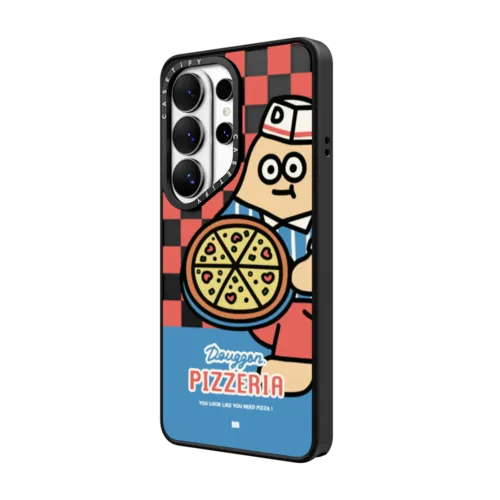 You Look Like You Need Pizza Case | Galaxy S26 Ultra / Impact Magnetic Case / Matte Black | Image 2