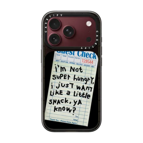 I just want a little snack | iPhone 18 Pro / Impact Case MagSafe Compatible - Glossy / Glossy Black | Image 1