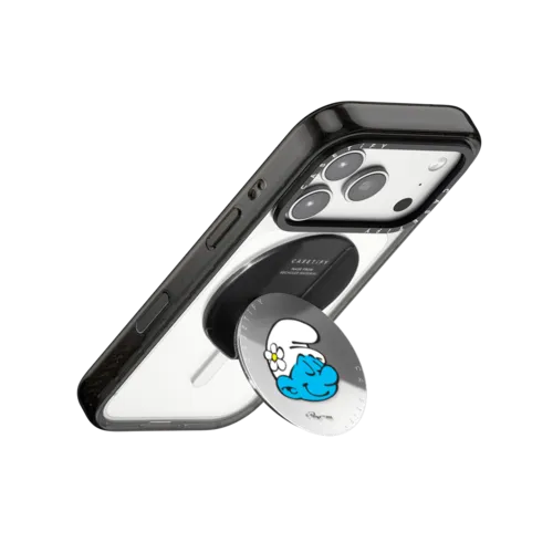 The Smurf Snappy Grip Stand | Snappy Grip Stand / Snappy Mirror Grip Stand MagSafe Compatible / Silver | Image 3