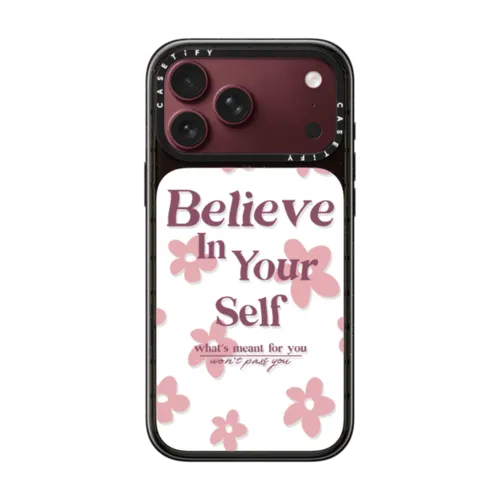 Believe In Yourself | iPhone 18 Pro Max / Impact Case MagSafe Compatible - Glossy / Glossy Black | Image 1