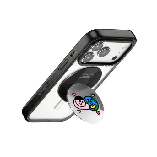 LOVE | Snappy Grip Stand / Snappy Mirror Grip Stand MagSafe Compatible / Silver | Image 3