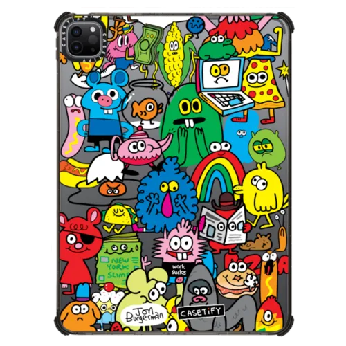 Fun Friends | iPad Pro 11-inch (3rd/4th gen) / iPad Impact Case / Black | Image 1