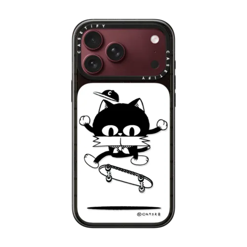 Do a kickflip | iPhone 18 Pro Max / Impact Case MagSafe Compatible - Glossy / Glossy Black | Image 1