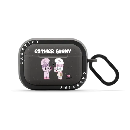 Me and my bestie | AirPods Pro 2 / Earbuds Bounce Case / Matte Charcoal | Image 1