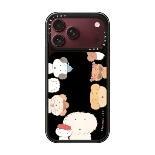 WAKE UP! PUPPIES | iPhone 18 Pro Max / Impact Case MagSafe Compatible - Glossy / Glossy Black | Image 1