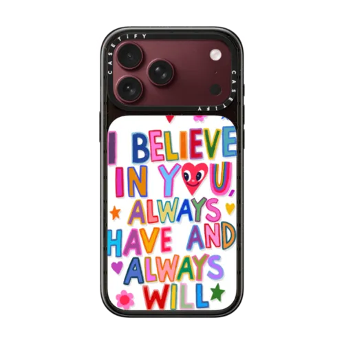 I believe in you | iPhone 18 Pro Max / Impact Case MagSafe Compatible - Glossy / Glossy Black | Image 1