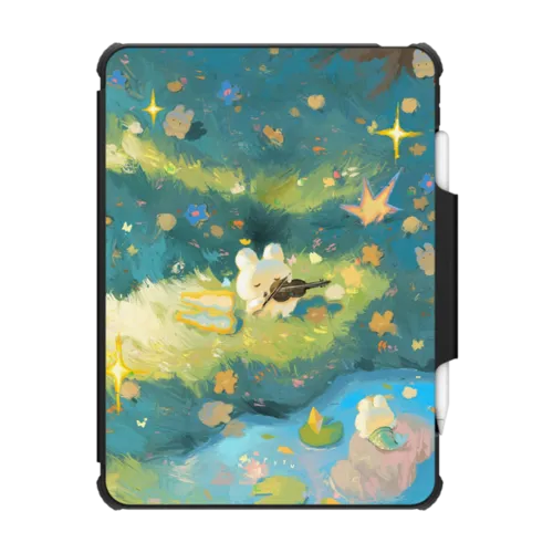 Little Violinist | iPad Pro 11-inch (3rd/4th gen) / iPad Impact Folio Case / Black | Image 1