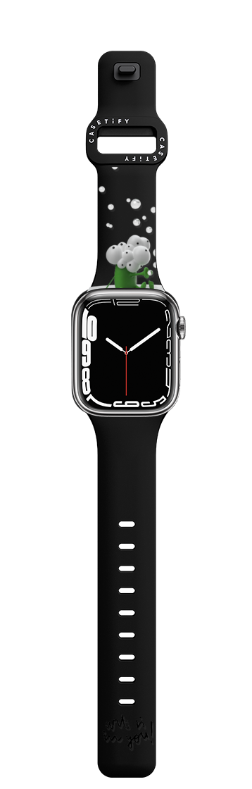 My Little Martian 03 Apple Watch Band | Apple Watch Series 7-9 (45mm) / Impact Band / Black | Image 1