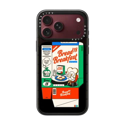BREAD18 BOX BY ZIZONE | iPhone 18 Pro Max / Impact Case MagSafe Compatible - Glossy / Glossy Black | Image 1