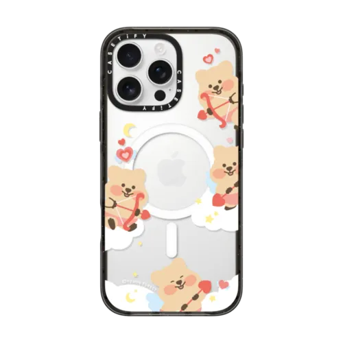 Cupid Baby KKOTKA | iPhone 16 Pro Max / Impact Case MagSafe Compatible / Black | Image 1