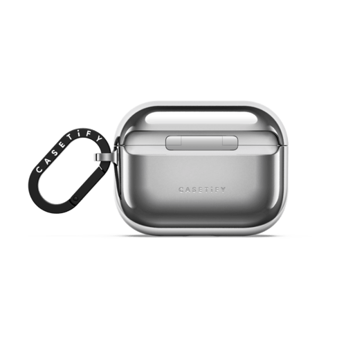 Cheetah face by Arual | AirPods Pro 3 / Earbuds Mirror Case / Silver | Image 3