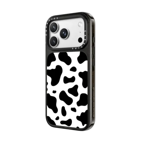 COW PRINT | iPhone 18 Pro Max / Impact Case MagSafe Compatible - Glossy / Glossy Black | Image 2