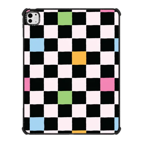 Disco Lights by SOFE Store | iPad Pro 13-inch (M4/M5) / iPad Impact Case / Black | Image 1