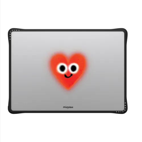 Soft Heart | MacBook Pro 14-inch (M1 - M5) / MacBook Impact Case / Black | Image 2
