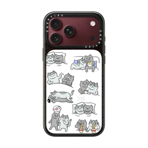 KITTY LOVE | iPhone 18 Pro Max / Impact Case MagSafe Compatible - Glossy / Glossy Black | Image 1