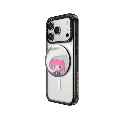 Punk Girl | Snappy Grip Stand / Snappy Mirror Grip Stand MagSafe Compatible / Silver | Image 2