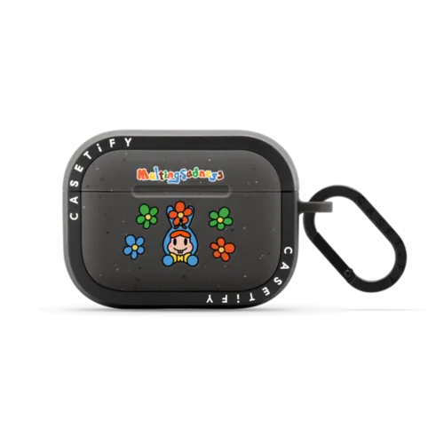 OVER THE MOON | AirPods Pro 2 / Earbuds Bounce Case / Matte Charcoal | Image 1