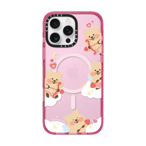 Cupid Baby KKOTKA | iPhone 16 Pro Max / Impact Case MagSafe Compatible / Pink Fizz | Image 1
