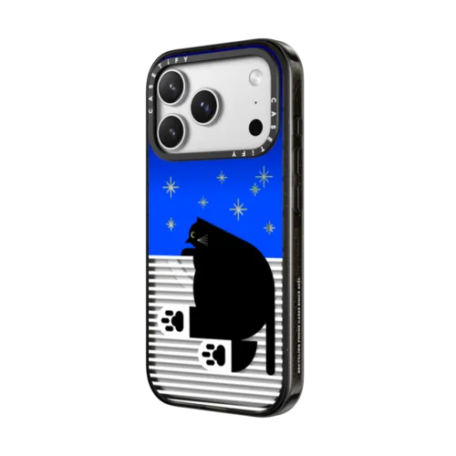 Simple Cat - 13 | iPhone 17 Pro Max / Impact Case MagSafe Compatible / Black | Image 2