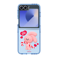 PINK SWEET | Galaxy Z Flip6 / Impact Case / Baby Blue | Image 1